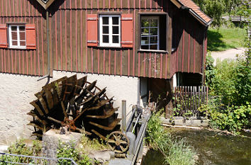 Mühlenrad Schüttesäge Schiltach