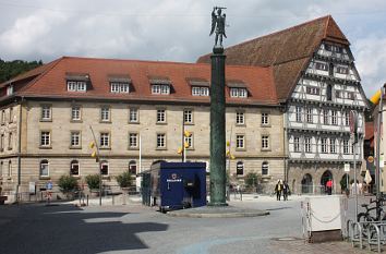 Marktplatz in Schw�bisch Gm�nd