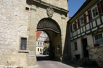 Barockes Stadttor in Kirchberg an der Jagst