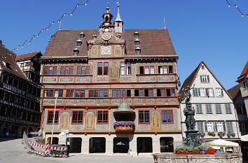 Rathaus am Marktplatz in Tübingen