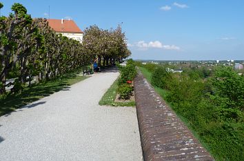 Aussicht nach München Schloss Dachau