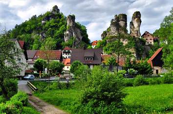 Fr&auml;nkische Schweiz: Kletterfelsen in T&uuml;chersfeld
