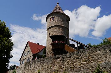 Stadtmauer mit Joachimsturm in Frickenhausen