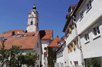 Frauengässchen und Frauenkirche Günzburg