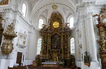 Hauptaltar Rokokokirche Kloster Seligenthal in Landshut