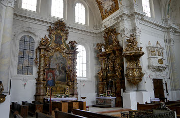 Rokokoausstattung Klosterkirche Seligenthal