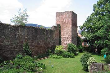 Stadtmauer am Judenfriedhof in Miltenberg
