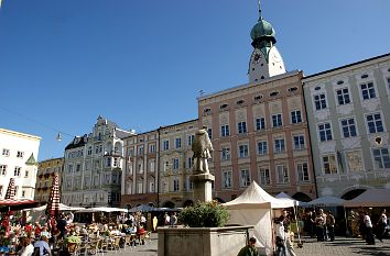 Max-Josefs-Platz in Rosenheim