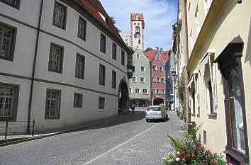 Lechhalde und Hohes Schloss in Füssen