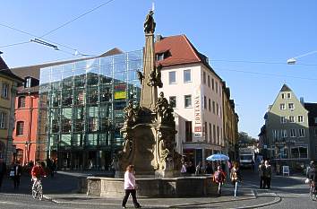 Vierr&ouml;hrenbrunnen am Grafeneckart