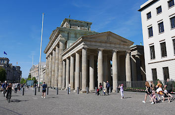 Rückseite Brandenburger Tor in Berlin