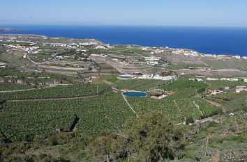 Aussicht Berg von Arucas in Gran Canaria