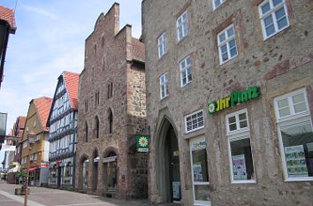 Gotische Steinhäuser in Fritzlar