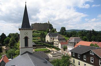 Blick vom Bürgerturm in Lindenfels