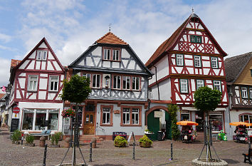 Fachwerkhäuser Marktplatz Seligenstadt