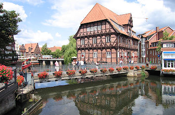 Wasserviertel an der Ilmenau in Lüneburg