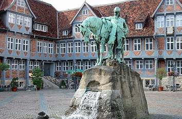 Reiterdenkmal Herzog August am Stadtmarkt Wolfenb&uuml;ttel