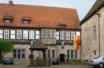 Innenhof der Burg Blomberg