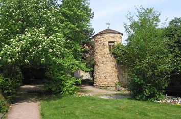 Turmschreiberturm im Schlosspark in Deidesheim