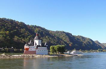 Burg Pfalzgrafenstein bei Kaub im Mittelrheintal