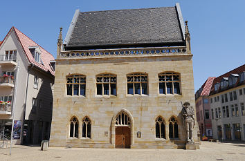 Rathaus mit Roland Holzmarkt Halberstadt