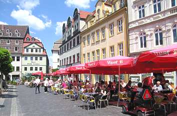 Gaststätten am Marktplatz in Naumburg