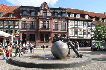 Brunnen am Nicolaiplatz in Wernigerode