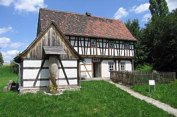 Umgebindehaus von 1770 im Freilichtmuseum Blankenhain