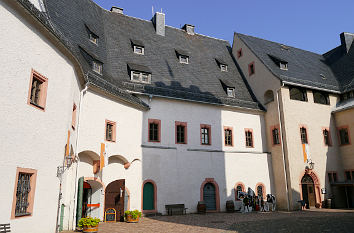 Innenhof Burg Scharfenstein