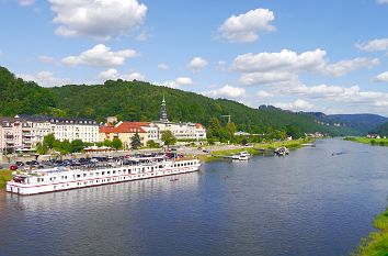Elbe und Bad Schandau
