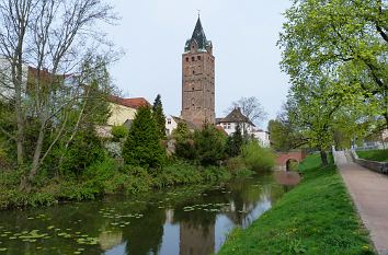 Breiter Turm und Wallgraben Delitzsch