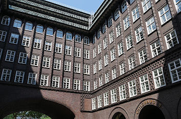 Innenhof Chilehaus Hamburg