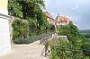Terrassengarten mit Altem Schloss im Hintergrund