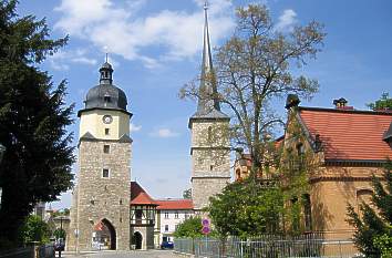 Riedtor und Jakobsturm in Arnstadt