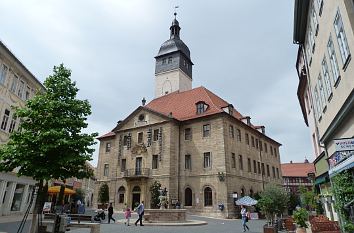 Marktstraße mit Rathaus in Bad Langensalza