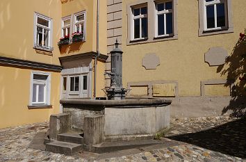 Brunnen am Schlossaufgang in Rudolstadt