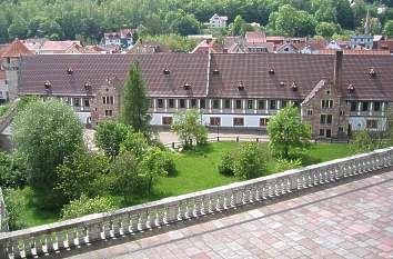 Blick zum Marstall Schloss Schmalkalden