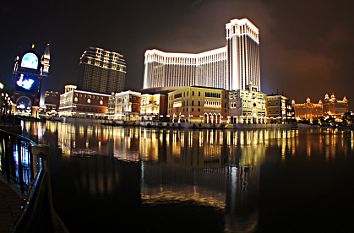 Venetian Macao bei Nacht