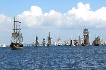 Windjammerparade Kieler Woche