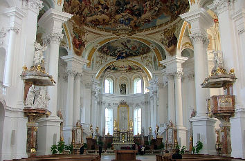 Innenraum Barockkirche Neresheim