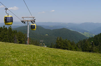 Seilbahn zum Belchen im Schwarzwald