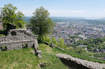 Blick vom Hohentwiel auf Singen