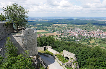 Blick von der Burg Hohenneuffen Blick von der Burg Hohenneuffen