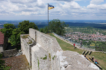 Blick von der Burg Hohenneuffen Blick von der Burg Hohenneuffen