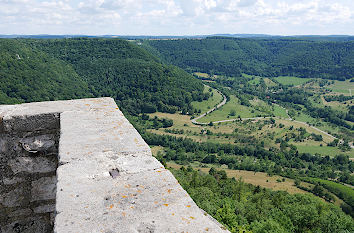 Blick von der Burg Hohenneuffen Blick von der Burg Hohenneuffen