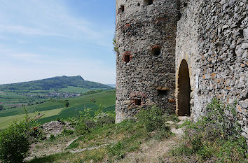 Blick von der Burg Mägdeberg