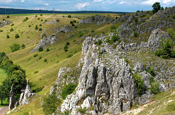 Blick auf das Eselsburger Tal