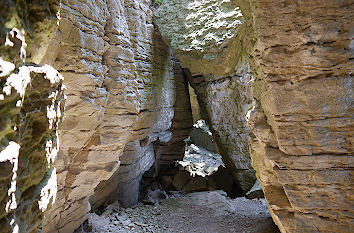 Schlucht in den Hessigheimer Felsengärten