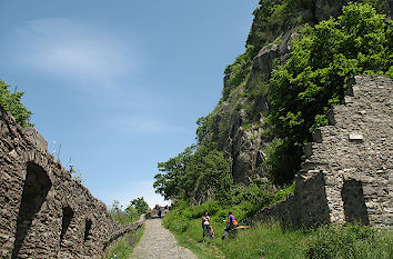 Aufstieg zur Festung Hohentwiel