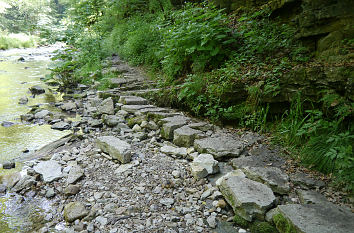 Wanderweg in der Gauchachschlucht